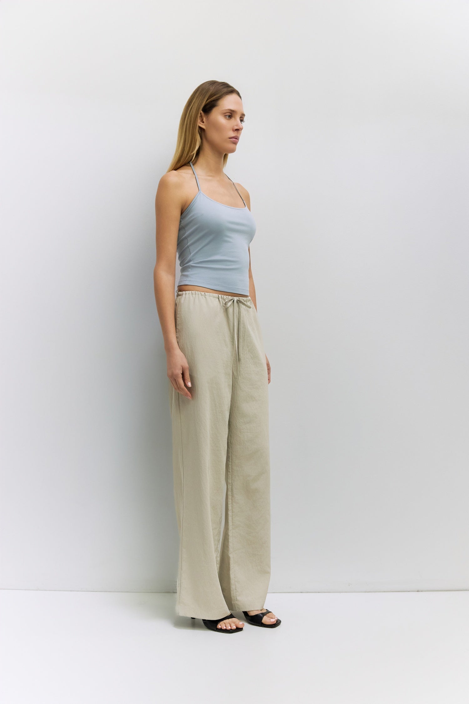 アリー☺︎　38 The Allie Pants | Wide Leg Drawstring Pants
