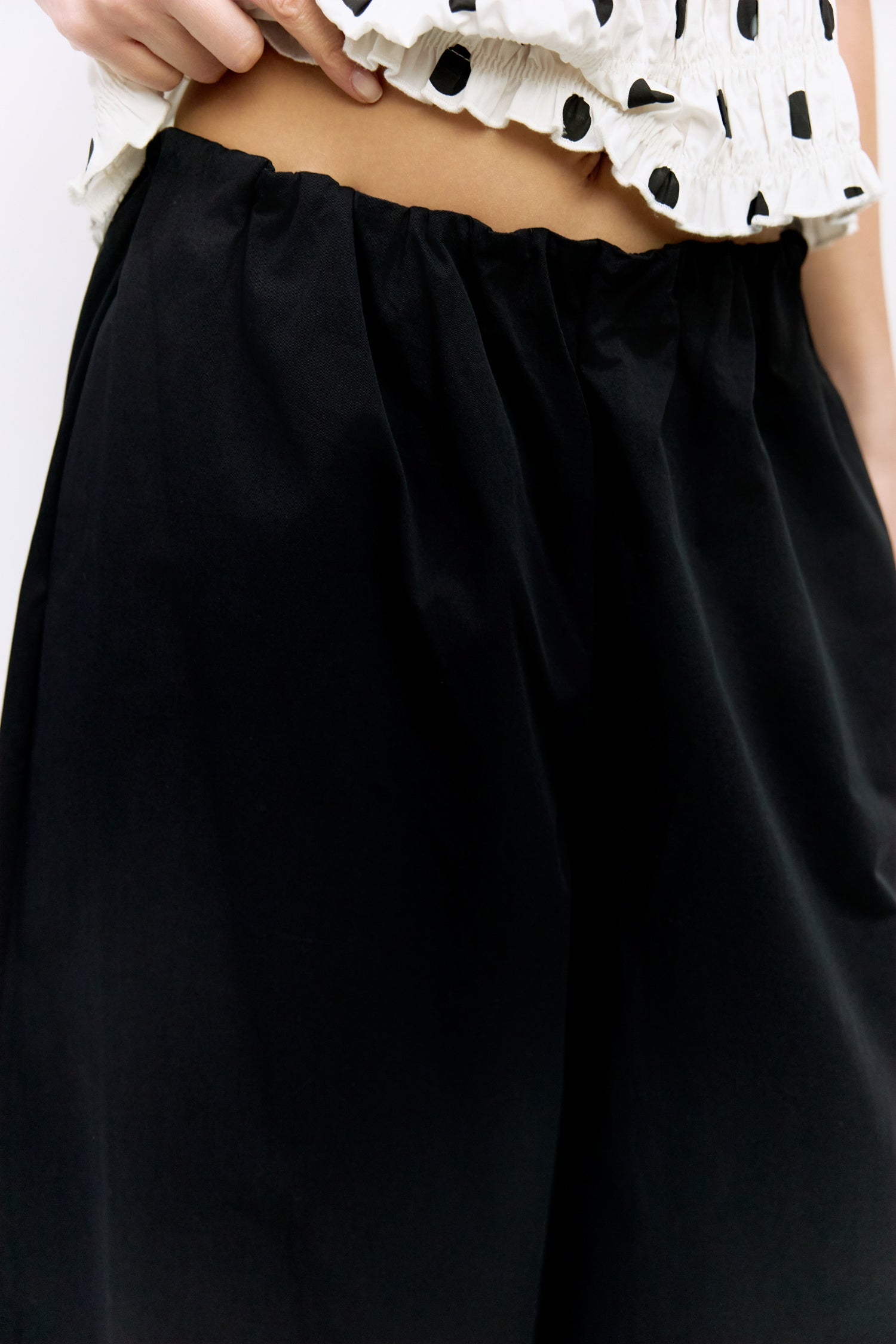 The Tara Pants | Shirred Waist Wide Leg Pants