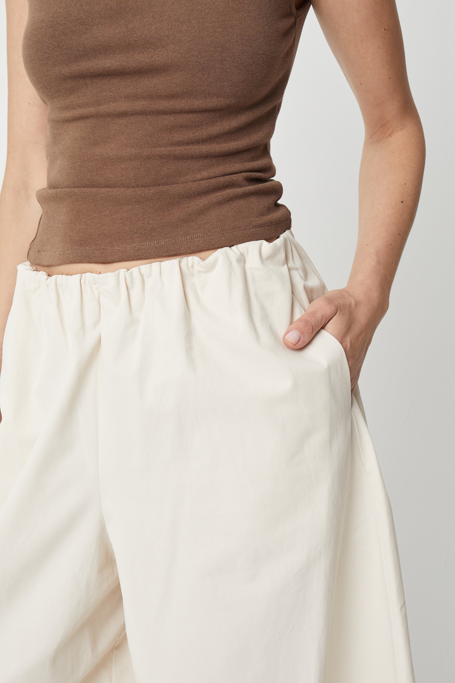 The Tara Pants | Shirred Waist Wide Leg Pants