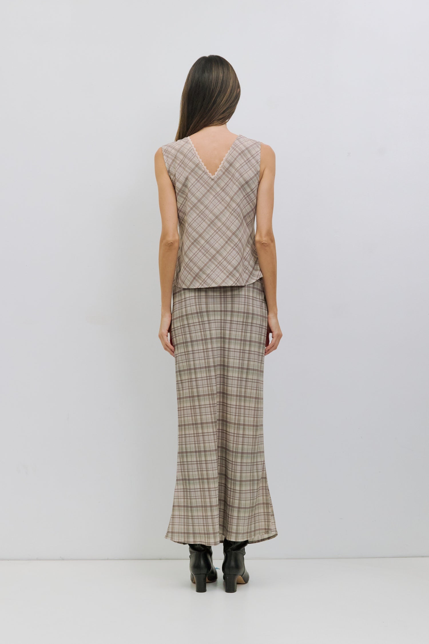 The Paxton Skirt | Plaid Maxi Skirt