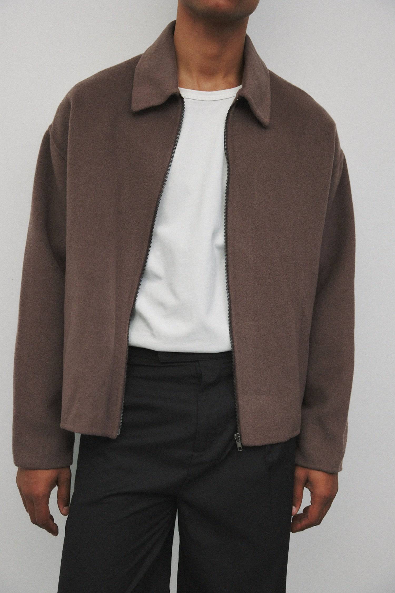 The Marco Jacket | Wool Zip-Up Jacket – Mod Ref | Common Market