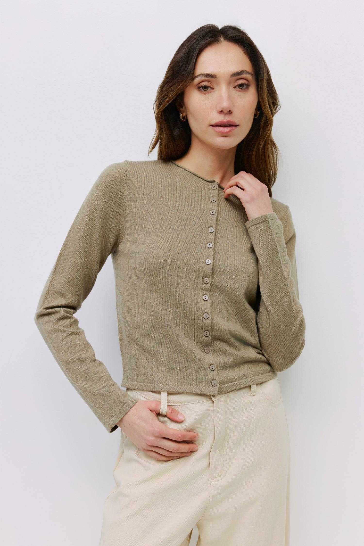 The Shea Cardigan | Rollneck Cardigan
