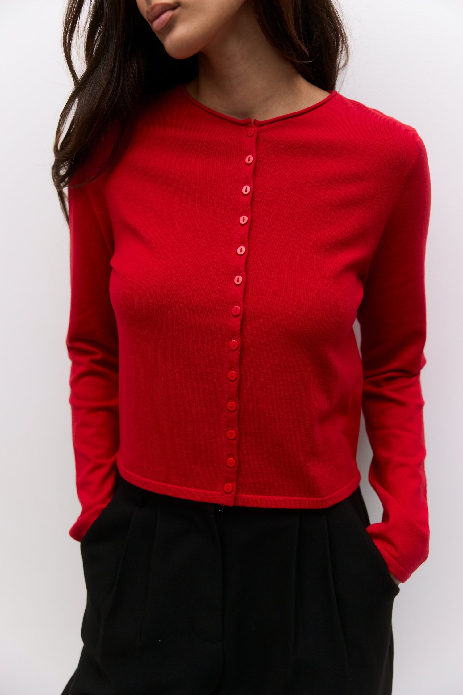 The Shea Cardigan | Rollneck Cardigan