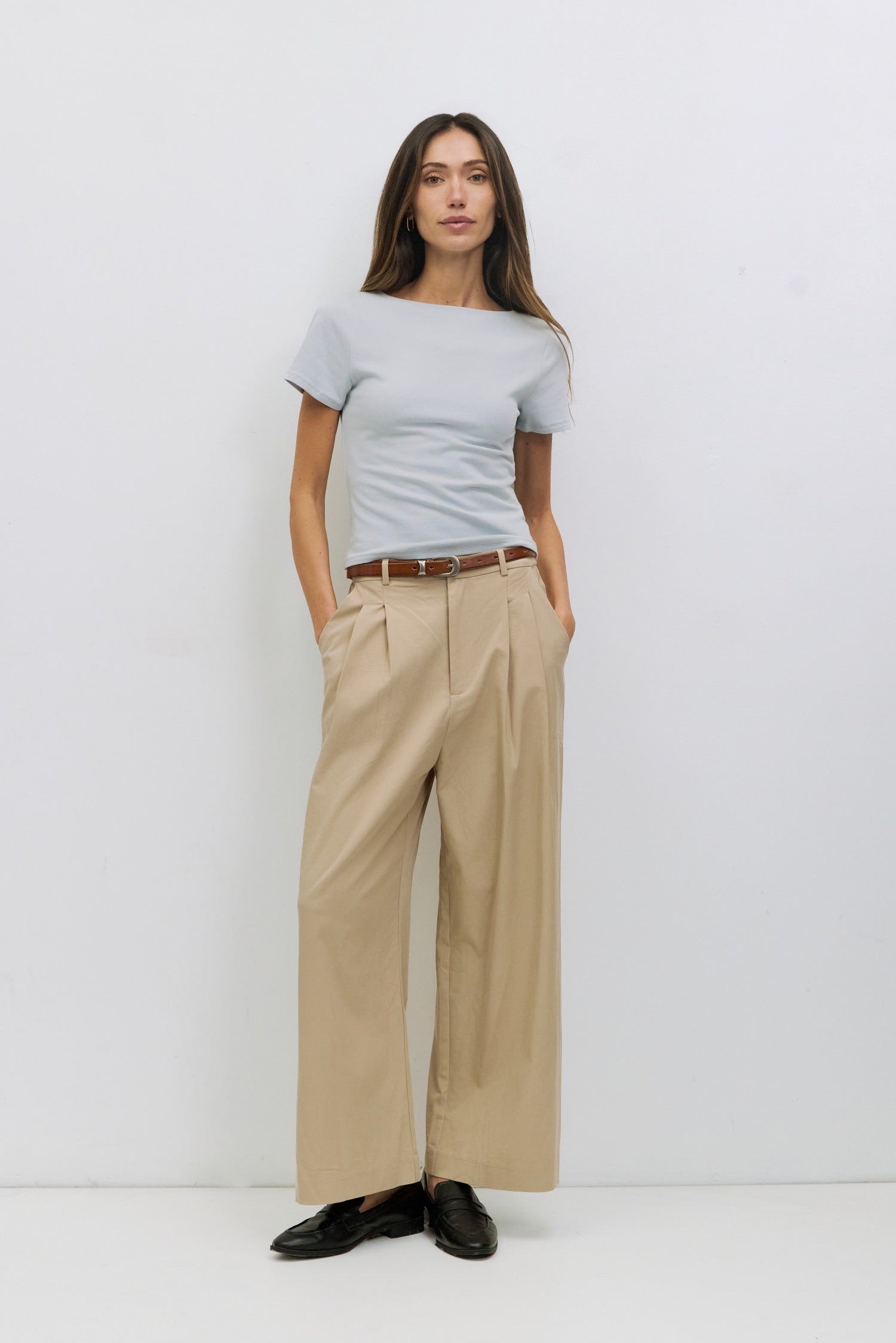 The Breanna Top | Wide Neck Soft Knit Top