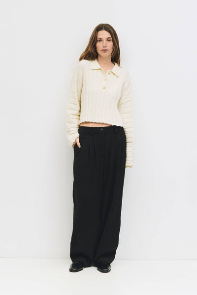 ＠__karen_ryry T-Tahari Mock Neck Rib Sweater – Elie Tahari