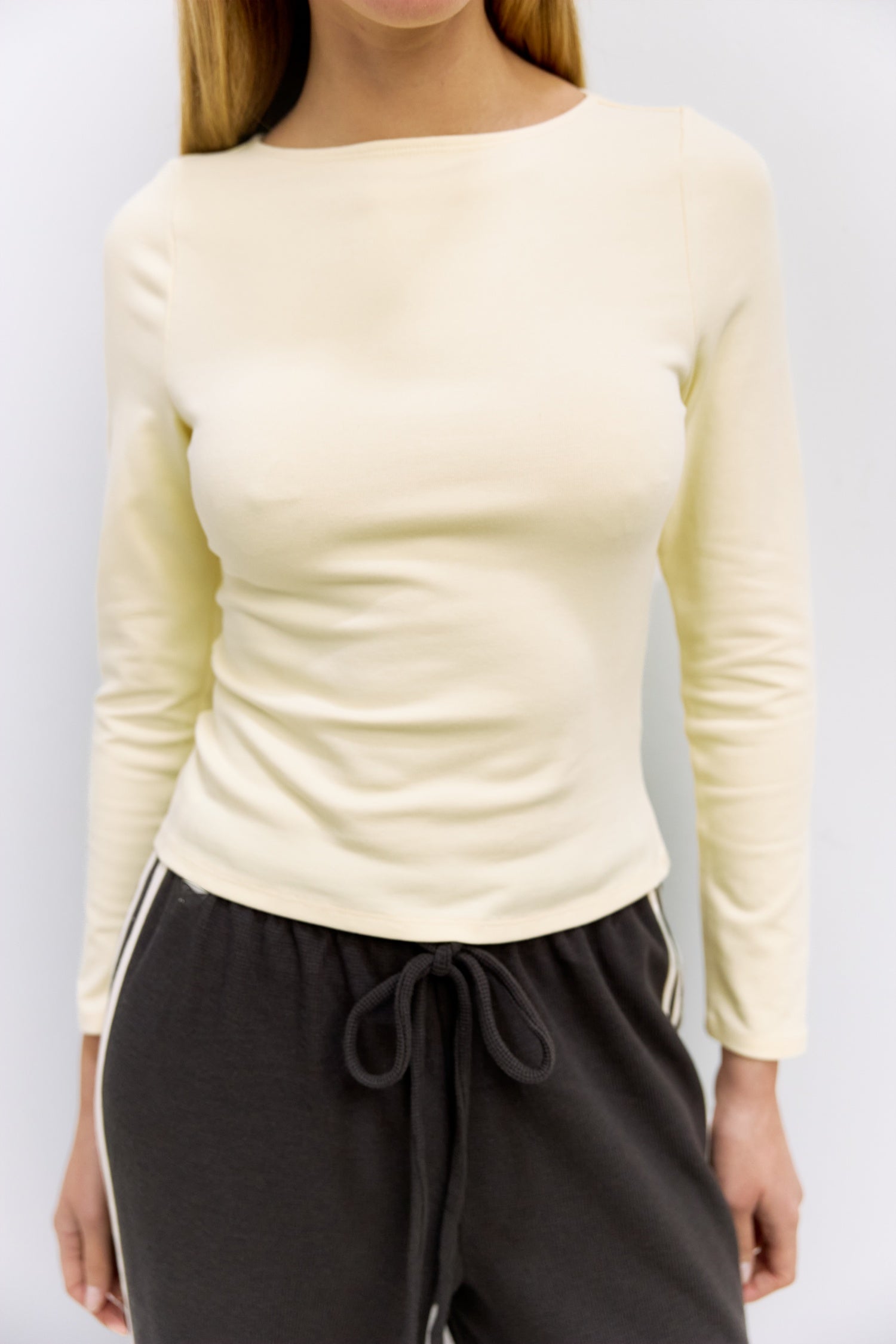 The Martina Top | Wide Neck Long Sleeve Top