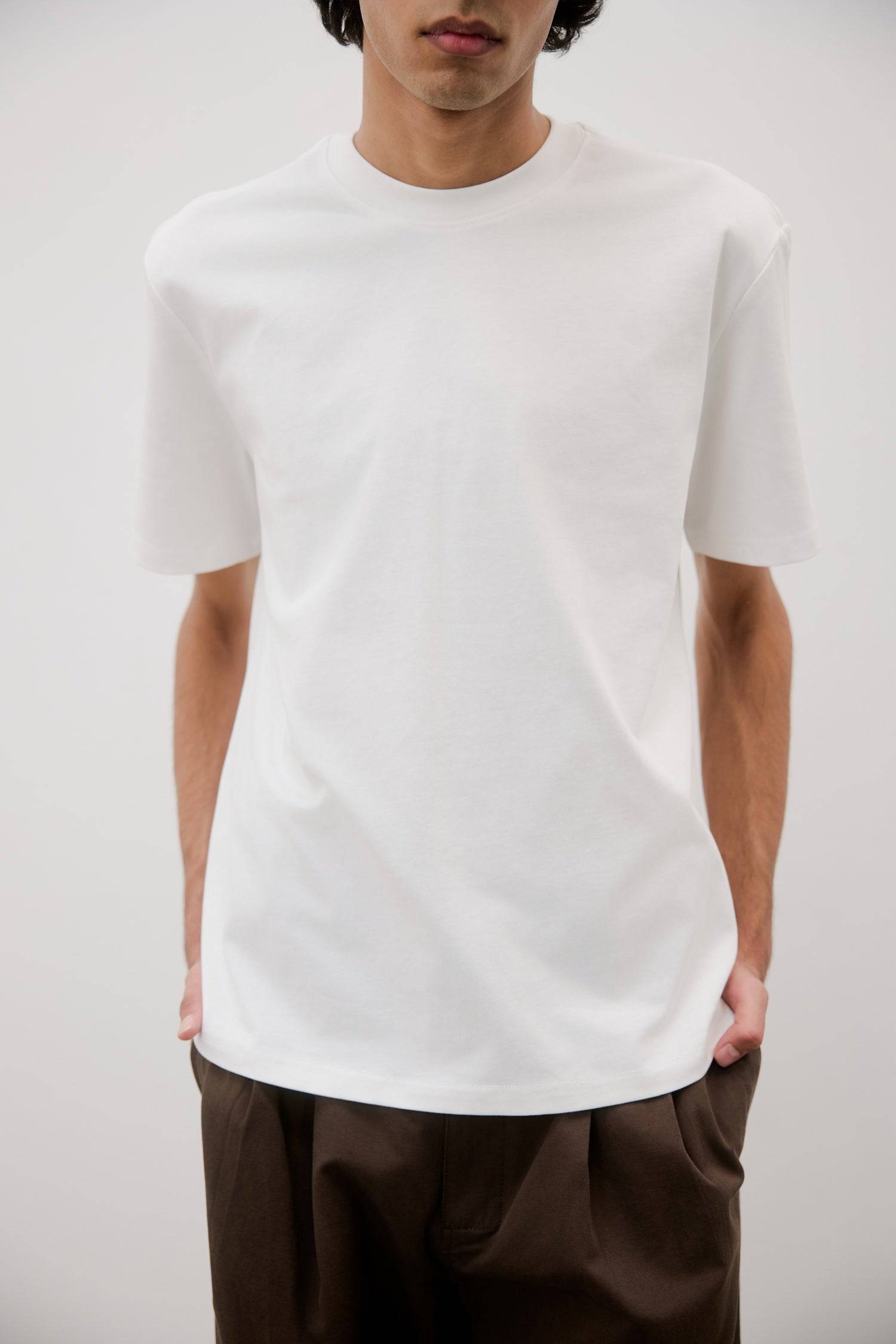 9094387925213, The Colin Top, Tops, Common Market, Basics,Black,Blue,Casual,cf-color-black,cf-color-white,cf-size-l,cf-size-m,cf-size-s,cf-size-xl,cf-size-xxl,cf-vendor-common-market,Charcoal,Comfortable,Everyday,Grey,Heather Grey,Men's,Ribbed,Ribbed Fabric,Ribbed Top,Short Sleeve,Solid,T-Shirt,Tee,Tops, Information The Colin Top is a relaxed-fit tee crafted from midweight cotton jersey for soft, everyday comfort. Featuring a classic crewneck and short sleeves, it’s a versatile essential for any wardrobe. D
