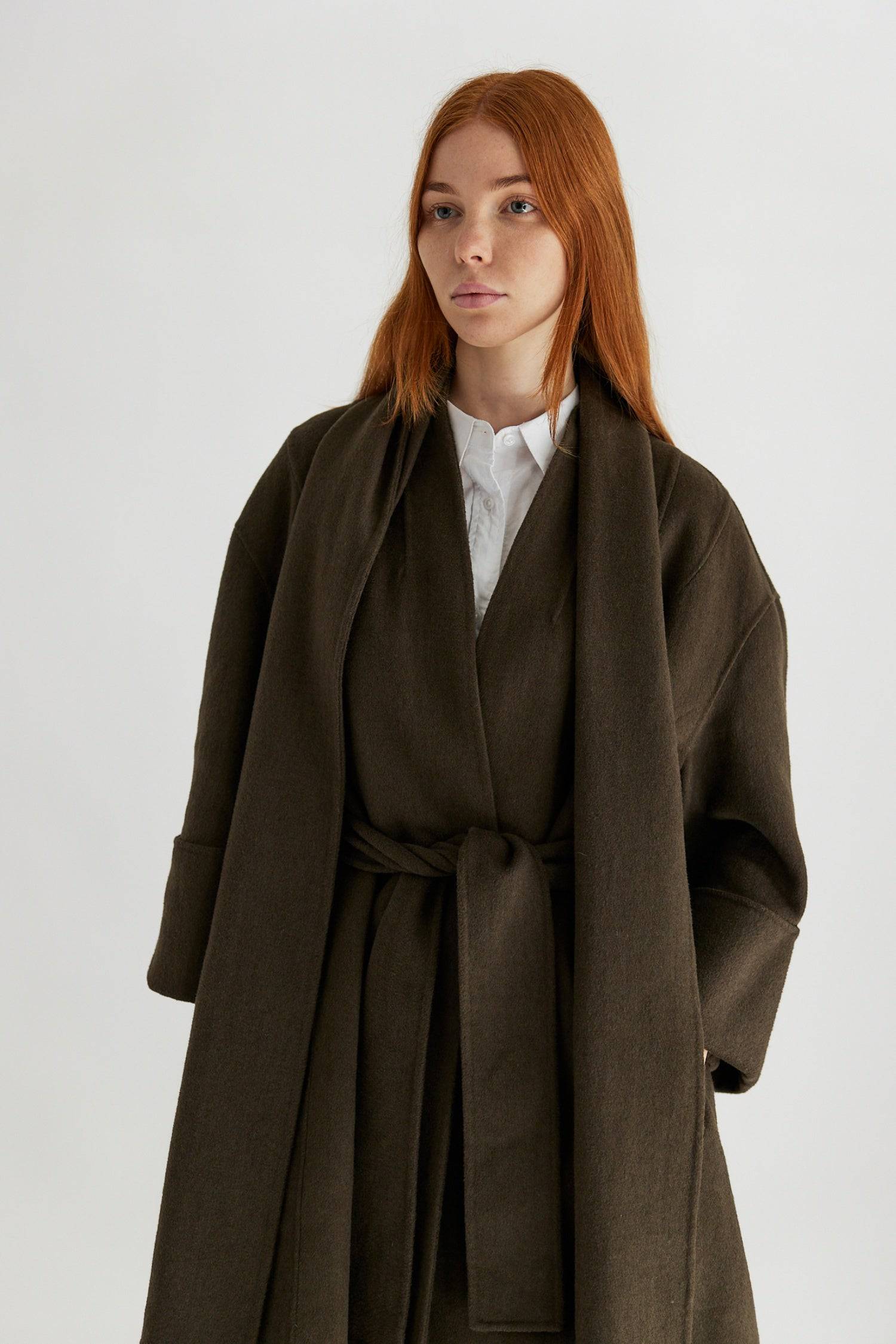 The Rhodes Coat | Unisex Coat with Detachable Scarf