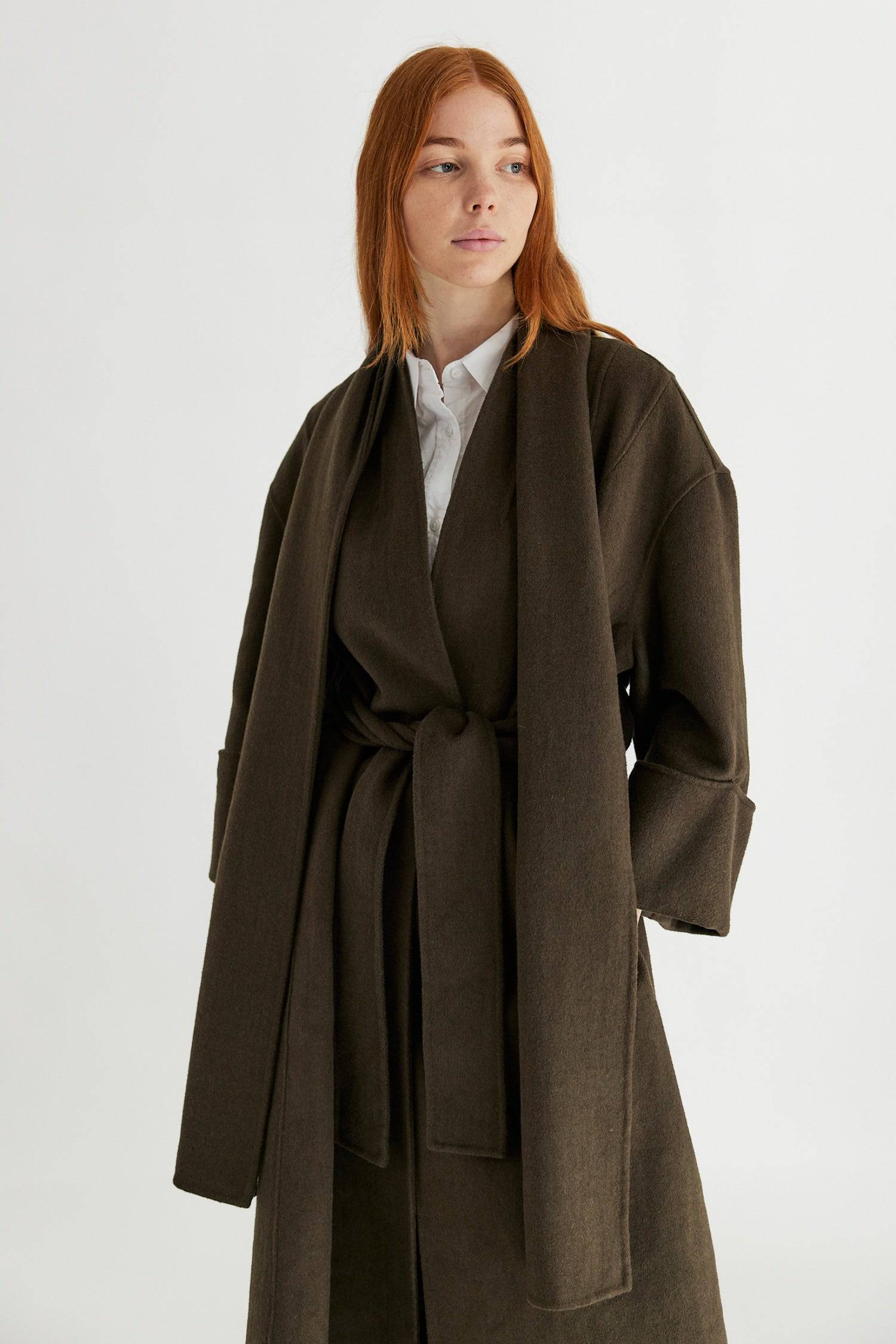 The Rhodes Coat | Unisex Coat with Detachable Scarf