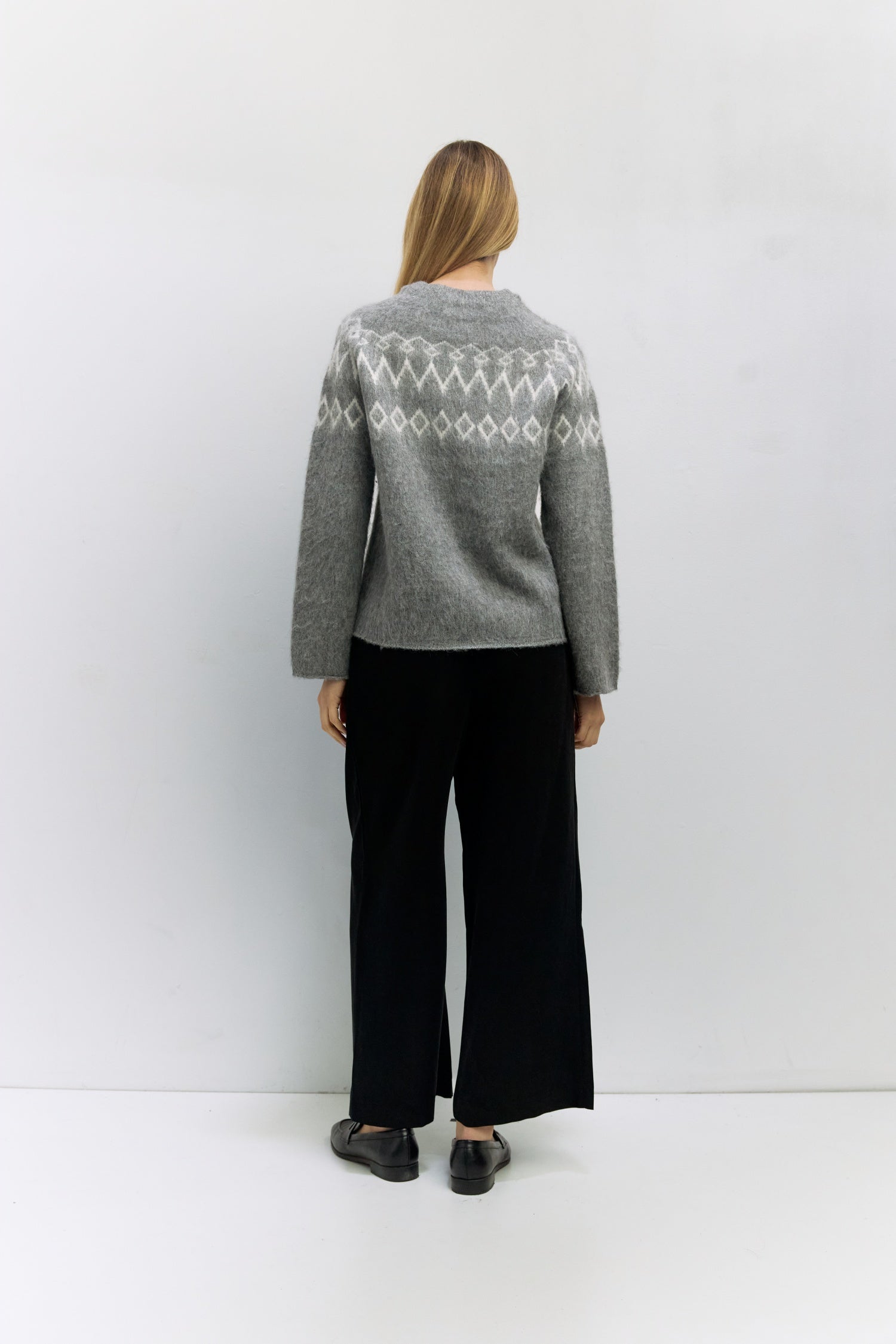 The Wilson Sweater | Fair Isle Brushed Sweater