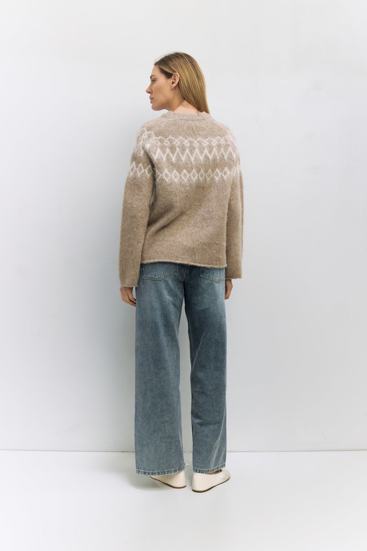 The Wilson Sweater | Fair Isle Brushed Sweater