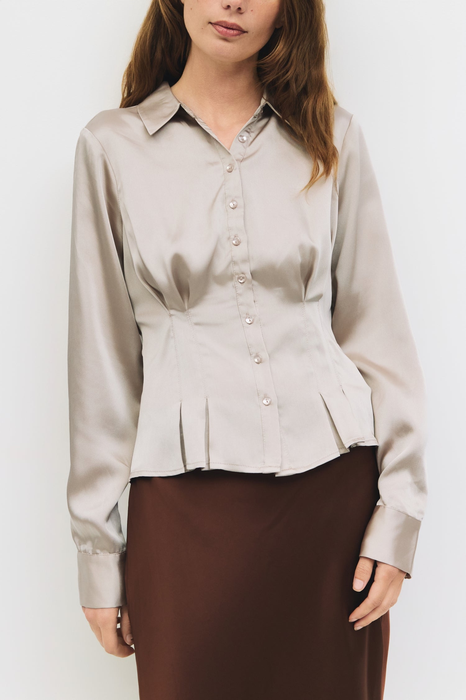ohga SIDE RIBON BLOUSE完売 Ulla Johnson Esther Long Sleeve Blouse In Celeste – Evoluxxy