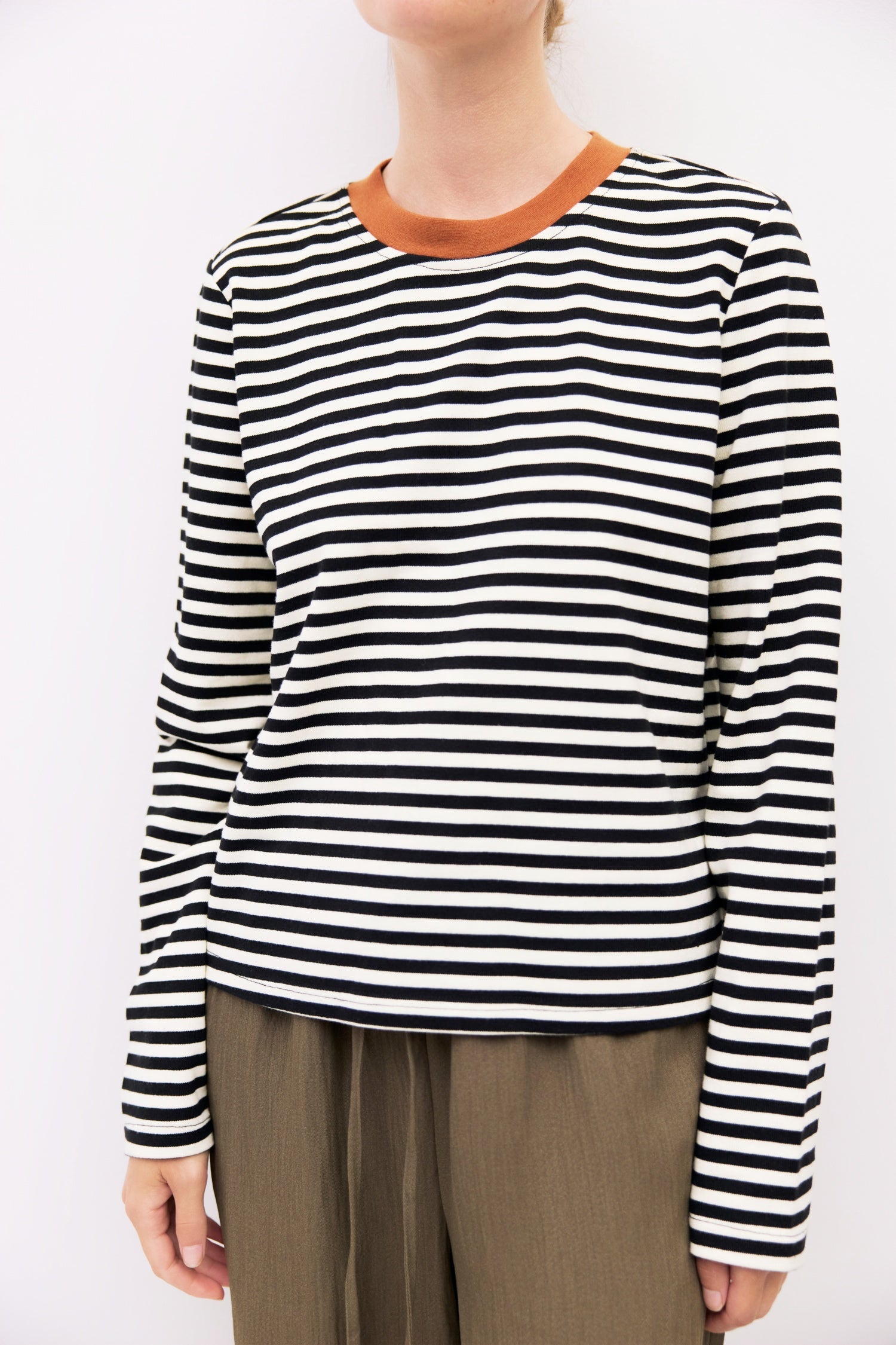 The Kathleen Top | Striped Long Sleeve T-Shirt