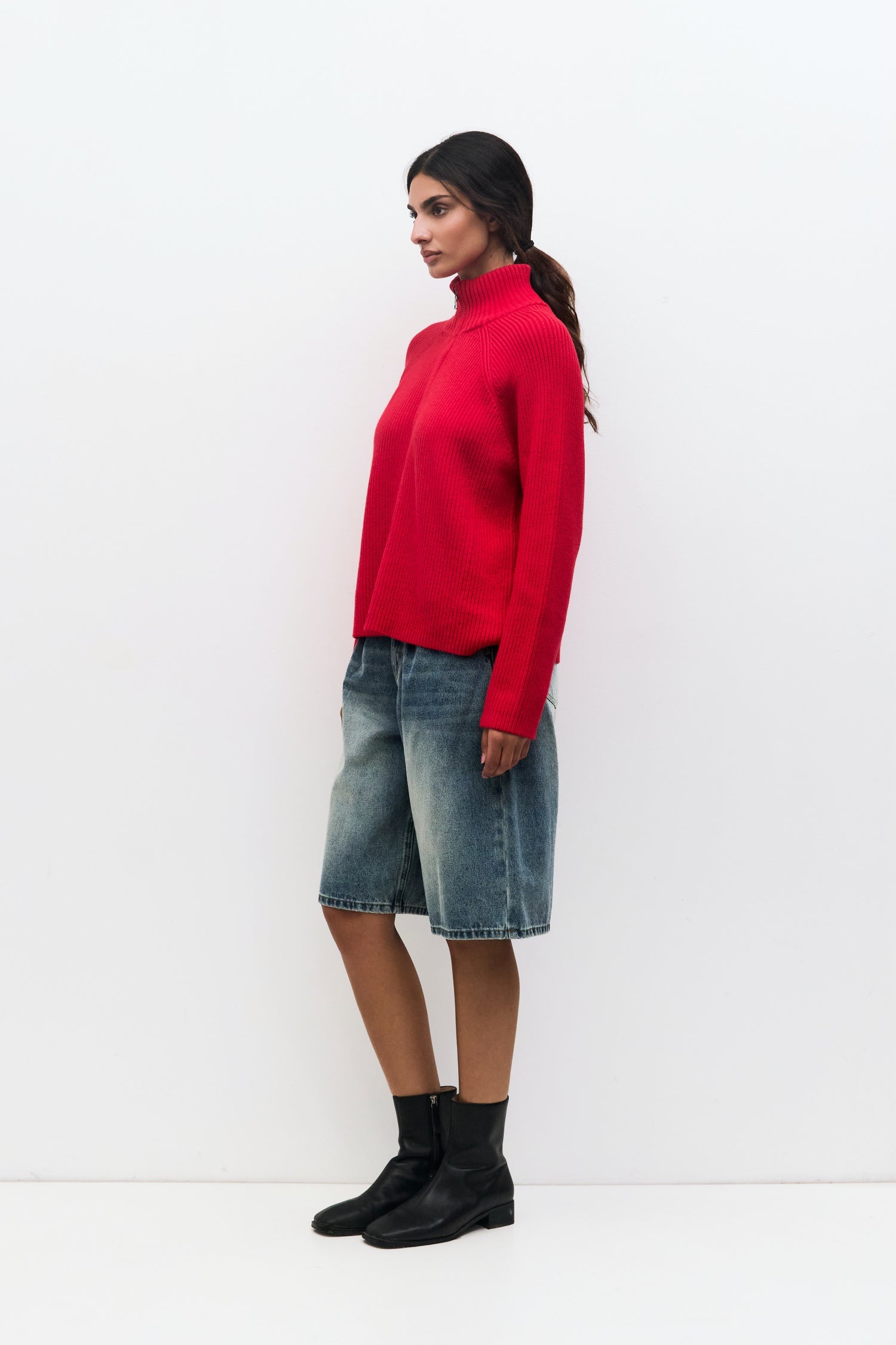 The Jules Sweater | Half-Zip Chunky Sweater