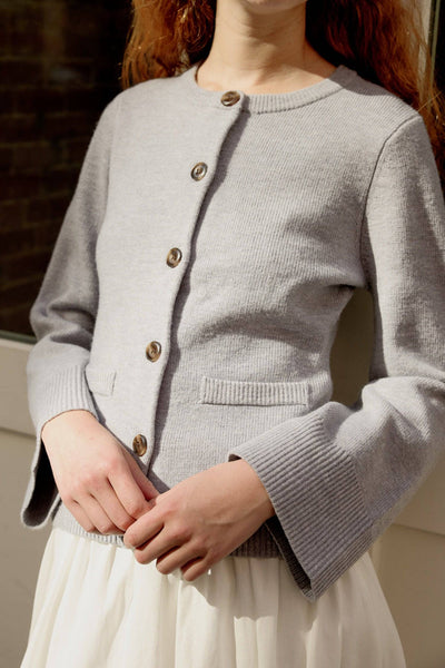 トップス TELFAR Cardigan Frederick Cardigan - Fine Alpaca :: Dark Taupe – M.M.LaFleur