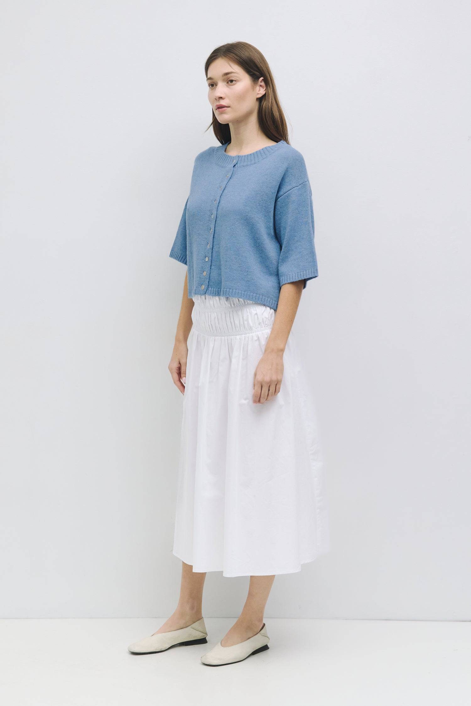 The Stacey Cardigan | Brushed Half Sleeve Cardigan