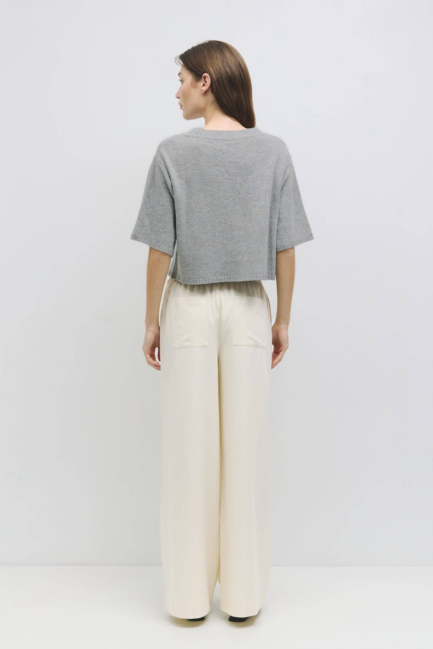 The Stacey Cardigan | Brushed Half Sleeve Cardigan