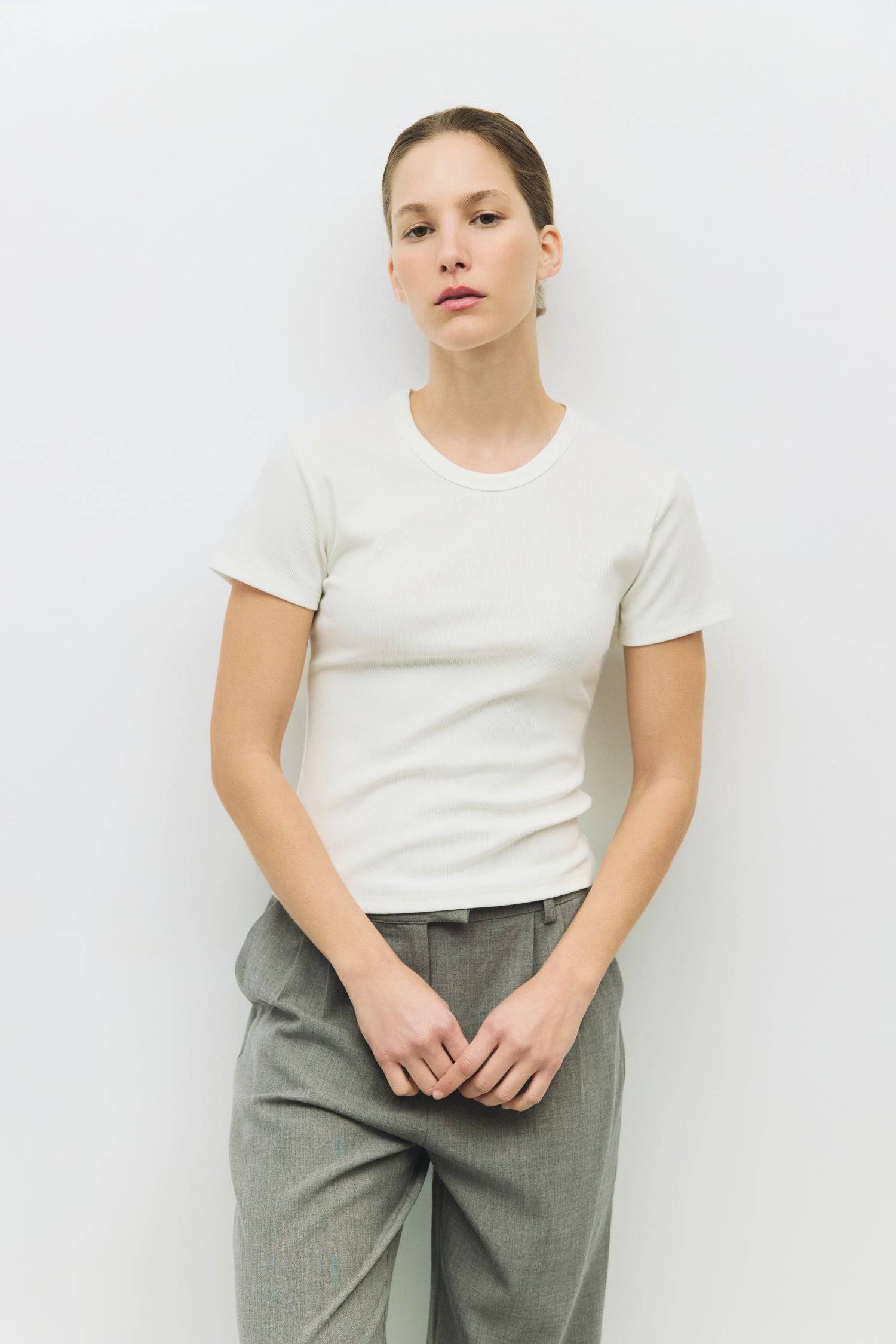8983731699933, The Miller Top, Tops, Mod Ref, 90s,Basic,Basics,Black,Blue,Casual,cf-color-black,cf-color-blue,cf-color-white,cf-size-l,cf-size-m,cf-size-s,cf-vendor-mod-ref,Comfortable,Crew Neck,Crew Neckline,Everyday,Form Fitting,Ribbed,Ribbed Fabric,Ribbed Top,Short Sleeve,Spring,stretch,Stretchy,Summer,Tee,Tops,Transitional,white,Women's, Information The Miller Top is a short-sleeve ribbed tee made from a heavy-weight knit for a structured, comfortable fit. With its classic round neckline, it’s a versati