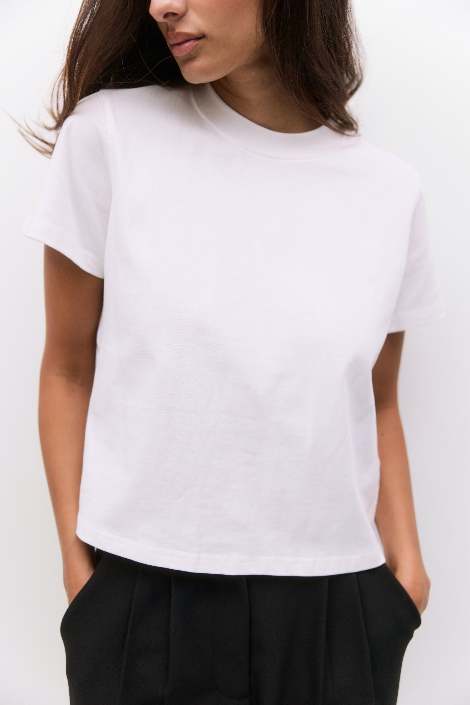 The Lanie Top | Heavyweight Cotton Tee