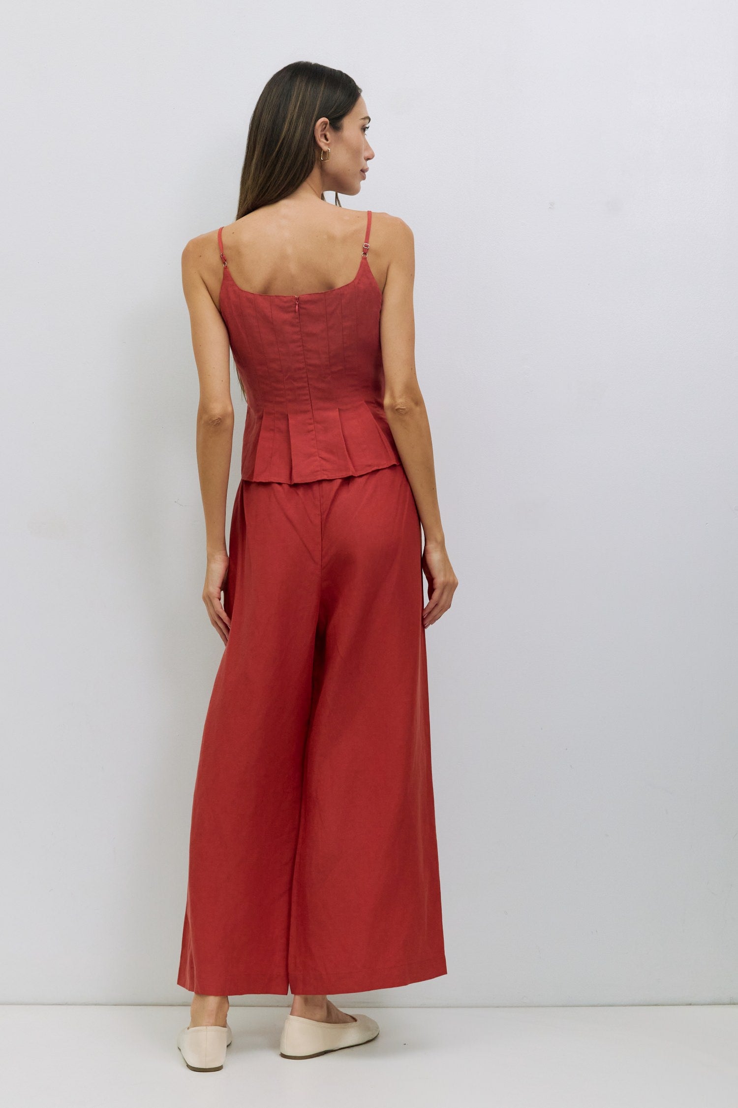 The Jocelyn Pants | Pleated Linen Pants