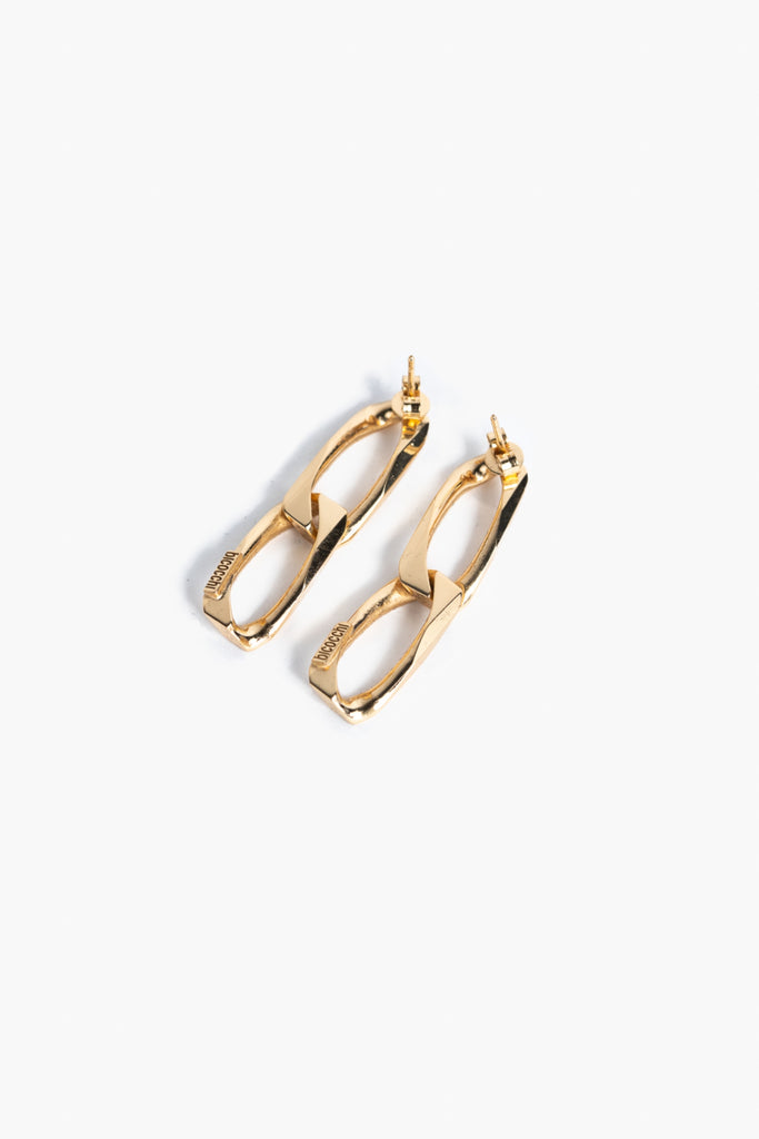 Gold Link Earrings