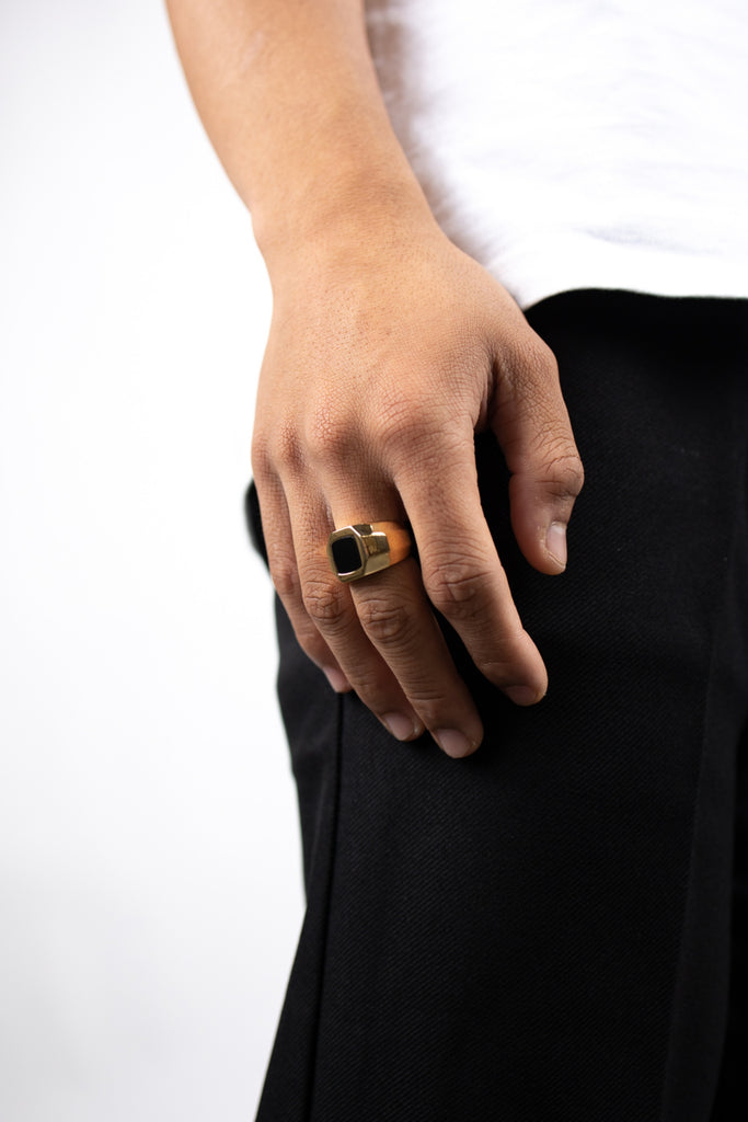 Black Onyx Ring | Onyx Stone Ring | MOD REF | Common Market